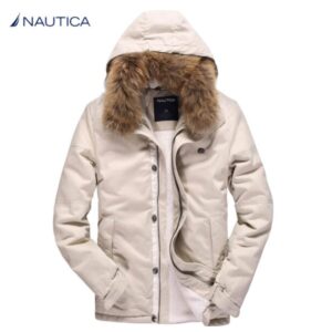 Nautica jacket thickened fur collar