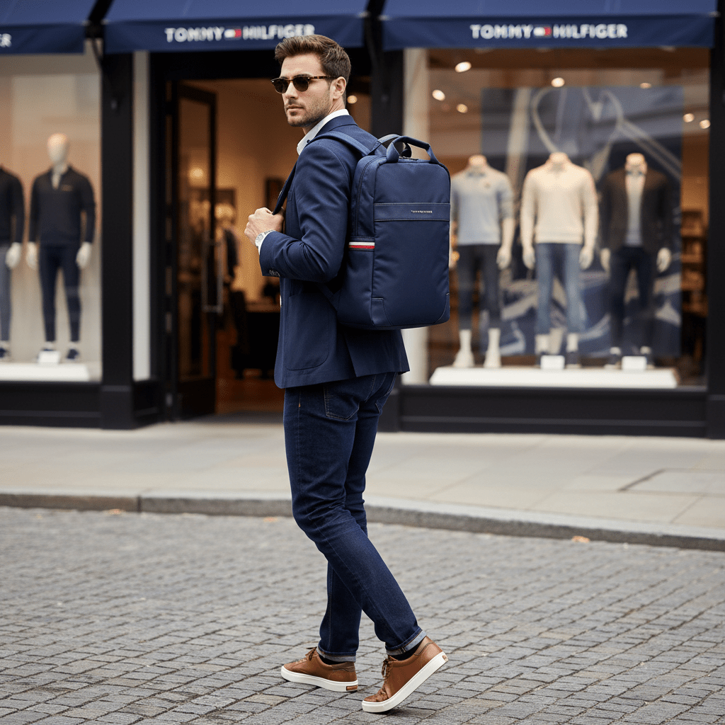 Tommy Hilfiger Backpack Heavy-duty Lightweight - Image 4